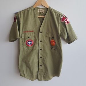 Boy Scout Button Down Top